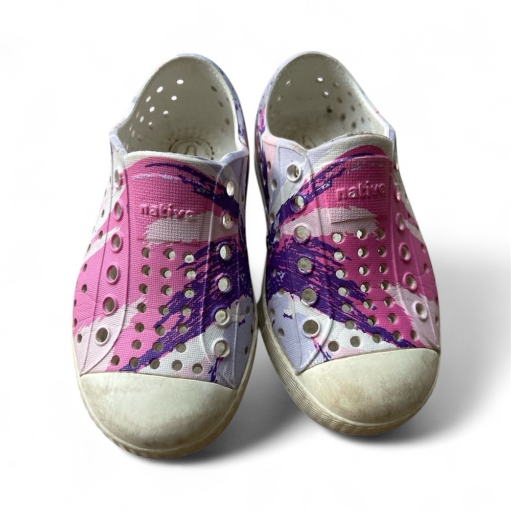 Native Toddler Girls Pink Purple Sandals C7